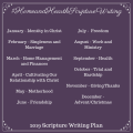 2019 Home and Hearth Scripture Writing Plan