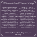 February Theme: Love, Singleness, and Marriage
