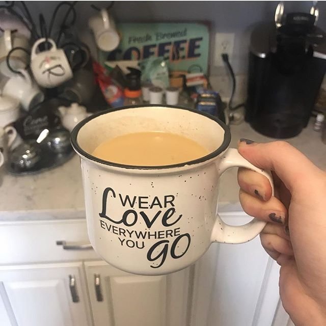 THIS MUG MEANS SOMETHING DIFFERENT TO ME NOW IN THE MIDST OF QUARANTINE
.
When I first bought this mug, I saw it as a great daily reminder for how to treat people everywhere, no matter who they were, how challenging they were to get along with, and what the situation. I didn’t think about it in terms of my children and my home. Isn’t that always the way it is with our “grand gestures”? We forget to apply them to our nearest and dearest.
.
A month into quarantine and state-wide lockdown, I am forced to view the message of this mug in a different way, a way that I have needed as a daily reminder.
.
As Mother Theresa once said, “If you want to change the world, go home and love your family.”
.
So, now, I am seeking to live out the message of this mug in my home, with my family. I’m obviously not going out anywhere, but I am still seeking to wear love everywhere I go:
.
When I intentionally stop what I have been doing and walk out onto the porch, ready with a hug and a kiss, to welcome my husband home from a long 12 hour day of working disaster relief with his National Guard unit...
.
When I find myself down on my knees again, cleaning up a mess downstairs, scrubbing the bathtub in our master bath, organizing toys in the playroom...
.
When I’m in the kitchen making what might feel like the twentieth meal or snack of the day...
.
When I’m in the living room kissing a booboo, patting a back, offering a hug...
.
When I’m sitting on the floor of Anna’s room, playing Chutes and Ladders...
.
When I’m sweeping the kitchen floor yet again, clearing away all the leaves that the kids and the dog have inevitably brought in...
.
When I’m in the back yard filling up the kiddie pool again...
.
Wherever I may be, in whatever room of the house or whatever place of the yard, I am called -and able!- to wear love. These may not specifically be the places I had in mind when I bought this mug, but they are the most important places I have been entrusted with. And if I can’t be faithful to love here, in these places? Then I am not qualified to go out there and love strangers in all those other places.
.
It starts here, at home, first.
.
#loveoneanother #loveyourfamily #lovebeginsathome